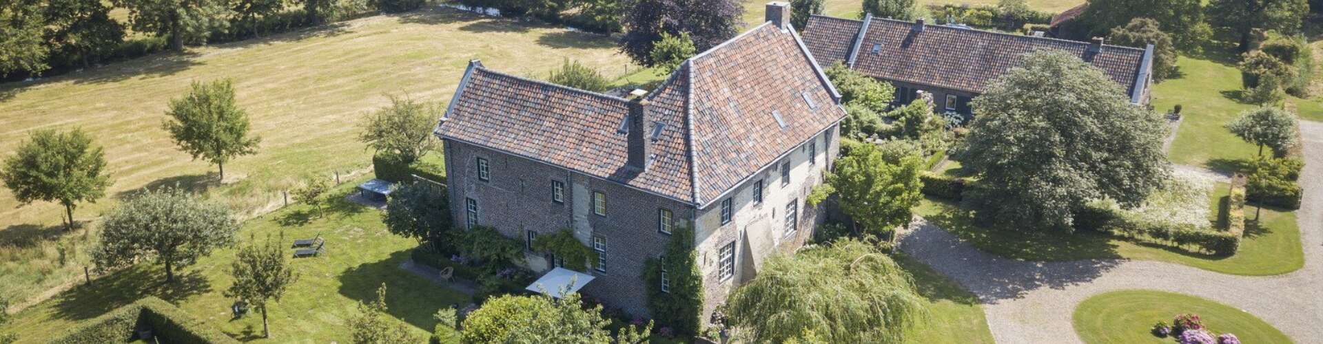 Luchtfoto van vakantiehuis Kaldenbroek