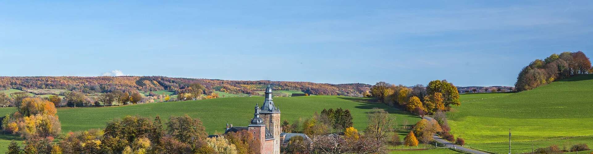 Uitzicht op landschap Voerstreek
