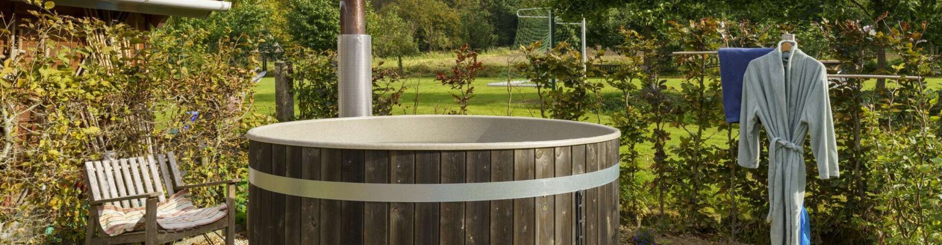 Hottub in tuin